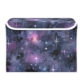 thumbnail image 7 of Yayeee Collapsible Cube Storage Bin with Lid Fabric Closet Decorative Basket with Handles, Purple Sky Pattern, 7 of 7
