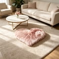 thumbnail image 5 of Byujiro Heart Shaped Fluffy Rug, Soft Plush Bedside Floor Mat for Bedroom Living Room, Non Slip Washable Carpet, 16 x 20 Inches, 5 of 6
