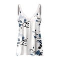 thumbnail image 3 of XXLvision Women Floral Sleeveless Cami Tank Tops Female Summer Strappy Vest T-Shirt, 3 of 4