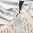 thumbnail image 6 of Kdxio Silver Glitter Print Metal Tassel Bookmarks,Perfect Gift for Art Lovers and Bookworms Metal Bookmarks for Women, 6 of 8