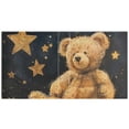 thumbnail image 2 of Teddy Bear Stars 3 Ring Binders 1.5 inch Hardcover File Folders with Interior Pockets A4 Size Organizer for School Office Hospital, 2 of 7
