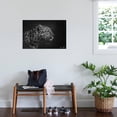 thumbnail image 3 of 5FishCreative - Leopard Portrait Canvas Wall Poster, 22.375" x 34", 3 of 4