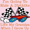 thumbnail image 2 of CafePress - Dirtbike Like Grandpa Infant Bodysuit - Baby Light Bodysuit, Size Newborn - 24 Months, 2 of 4