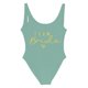 thumbnail image 4 of MKLEKYY Trajes De Baño Mujer Short Women Fashion Letter Print Piece Swimsuit Sexy Bikini Swimwear Bathing Sleeveless Backless Swimsuit 2123, 4 of 4