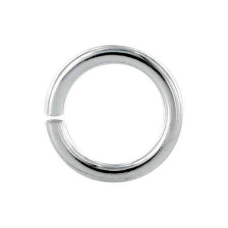 JOSF-100-8MM Silver Overlay Open Jump Ring