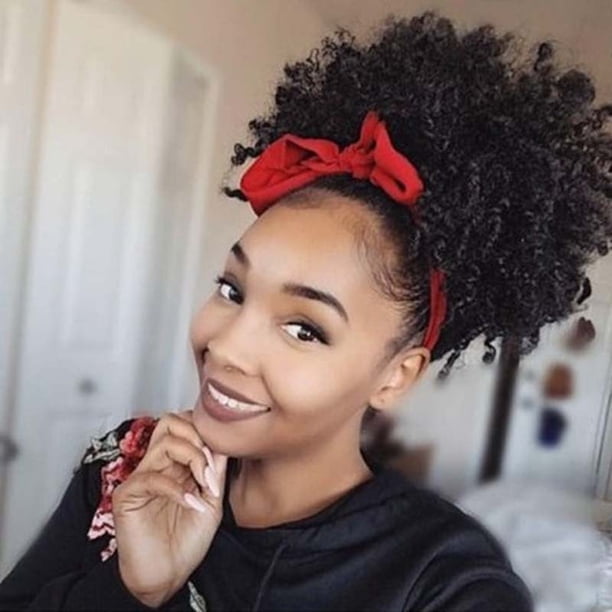 Paquete de cabello de peluca africana, paquete de cabello explosivo esponjoso de seda de alta temperatura