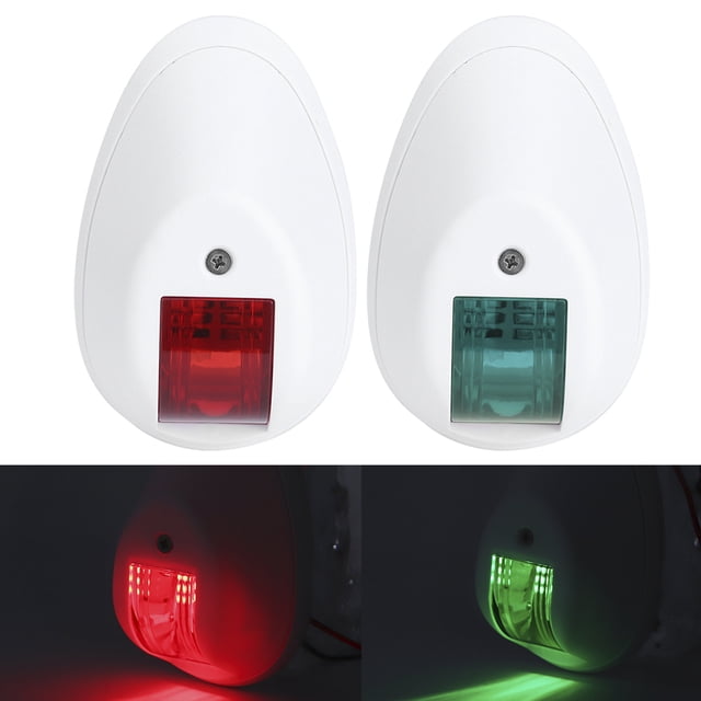 Luz de estribor, luz de navegación LED de 12 V Lámpara de navegación Luz de navegación Rendimiento potente