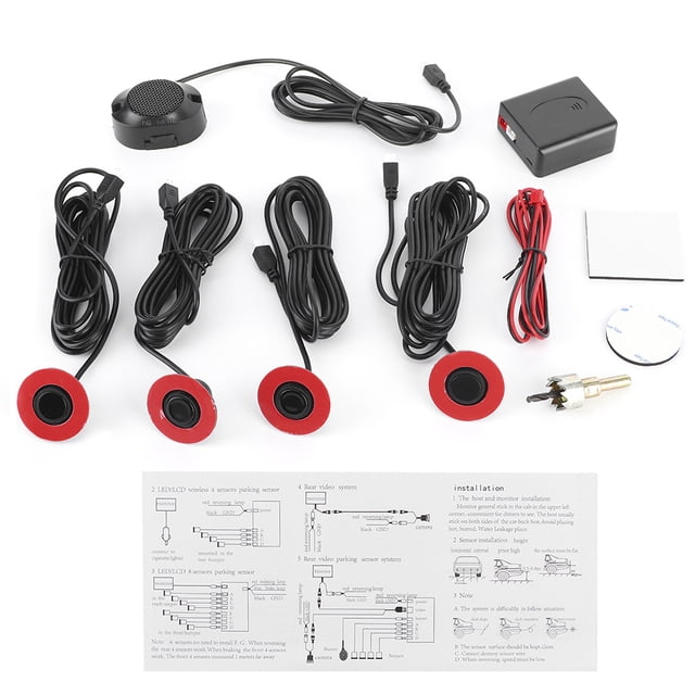 Khall Car Parking Sensors, Dust‑proof 16.5mm Reversing Alarm Kit, Avoid The Problem Of Collision For Improve Safety
