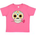 thumbnail image 3 of Inktastic Día De Los Muertos Skull with Flower Boys or Girls Baby T-Shirt, 3 of 5