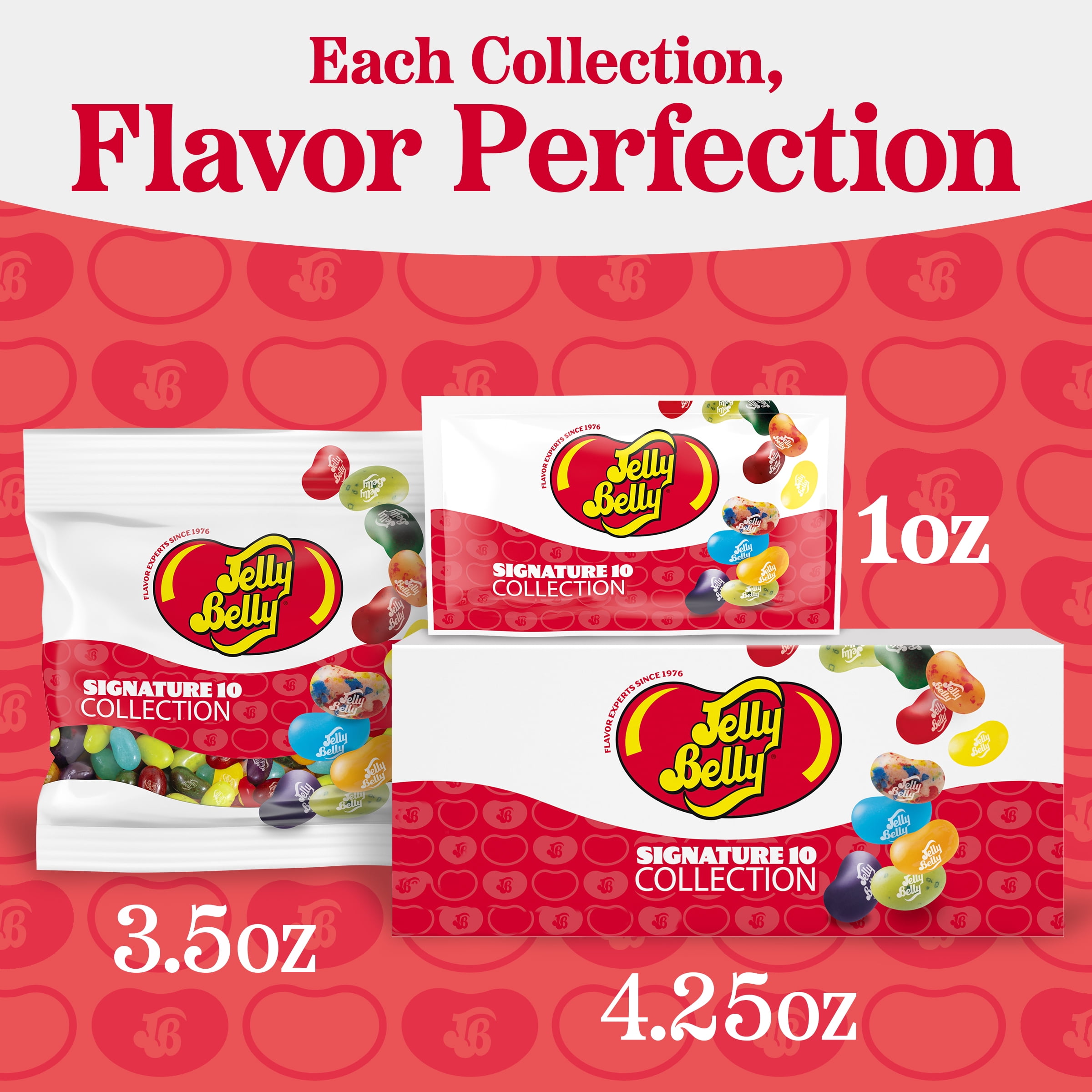 Jelly Belly Signature 10 Jelly Bean Collection - 1 oz Bags, 30-Count Case - Genuine, Official, Straight from the Source