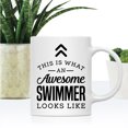 thumbnail image 2 of Koyal Wholesale Ceramic Coffee Tea Mug, This is What an Awesome Swimmer Looks Like, 2 of 4