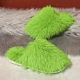 thumbnail image 4 of IUJSOY House Slippers for Women Fuzzy Closed Toe Bedroom Slippers Casual Warm Slip on Shoes, 4 of 9