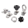 thumbnail image 1 of Kit d'Écrou Fileté à Double Crampon, Crampon Fileté en Acier Inoxydable Compatible pour Camion Lit Ramassage RV ATV, 1 of 7