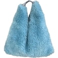 thumbnail image 1 of LHSHID Women's Furry Faux Fur Shoulder Bag Fluffy Plush Hobo Bag Soft Winter Handbag Large Totes Top Handle Purses, 1 of 8