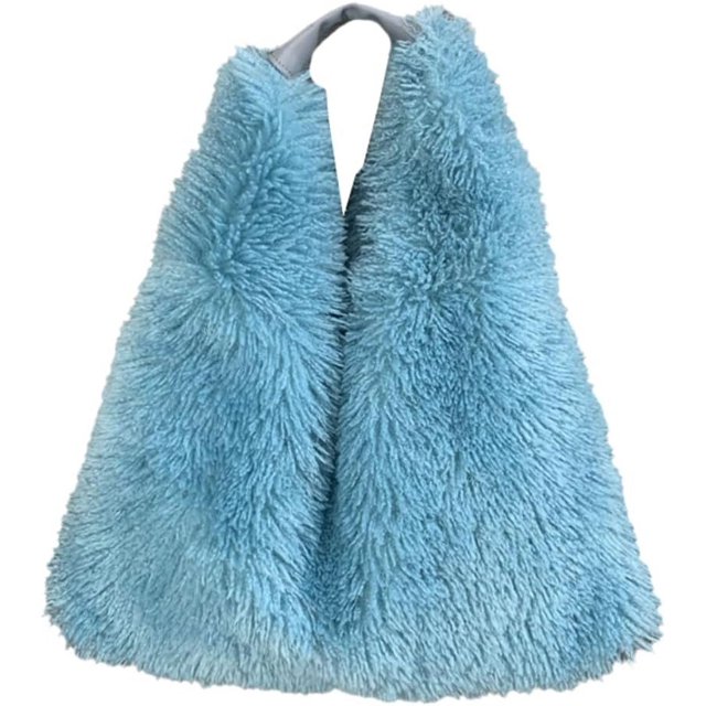 LHSHID Women's Furry Faux Fur Shoulder Bag Fluffy Plush Hobo Bag Soft Winter Handbag Large Totes Top Handle Purses