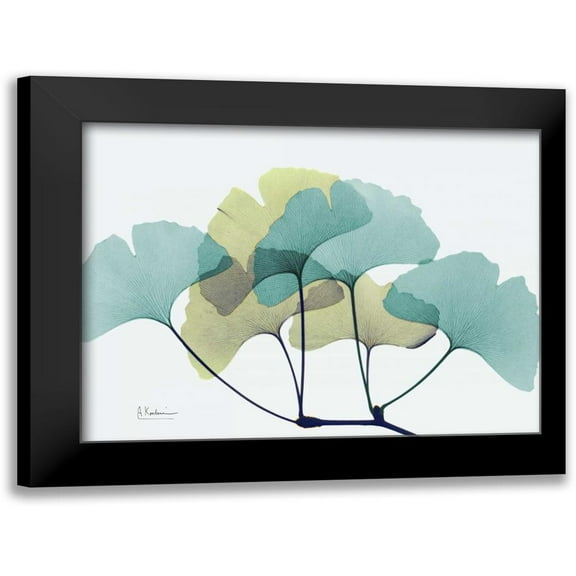 Koetsier, Albert 14x12 Black Modern Framed Museum Art Print Titled - Gingko L140