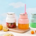 thumbnail image 3 of Portable Blender Cup,800ml Capacity USB Rechargeable Juicer Blender with Innovative Design Compact and Portable Size Blender for Home Sport Office Camping, 3 of 8