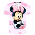 thumbnail image 1 of Disney Kids T-shirt Mickey Mouse Cartoon Girl T-shirt Short Sleeve Kids Street o Collar Kids Girl Loose T-shirt Ages 1-143T Gao Jinjia LED, 1 of 2