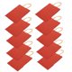 thumbnail image 4 of Bolsa de papel Kraft portátil para fiesta, 10 Uds., bolsa de regalo de embalaje de compras Simple con asa, 15x8x21cm, color rojo, 4 of 10