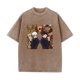 thumbnail image 5 of Camiseta lavada de albaricoque para hombre, ropa de calle de Hip Hop, camiseta de gran tamaño con estampado gráfico de Anime, Tops Vintage sueltos de algodón de manga corta de verano, 5 of 5