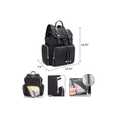thumbnail image 3 of Pañalera Mochila Moderna Impermeable Bolsa Negro, 3 of 4
