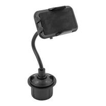 Adjustable Vehicle Cup Holder Cell Phone Mount - Black