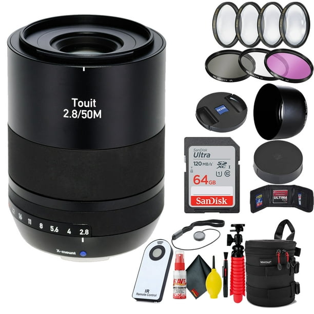 Zeiss Touit 50mm Lens (Fujifilm X-Mount) + 64GB Bundle Walmart.com