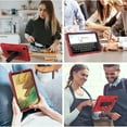 thumbnail image 6 of Allytech Case Compatible with Samsung Galaxy Tab A7 Lite 8.7" 2021 Released M-T220/T225, Kids Friendly Heavy Duty Shockrpoof High Impact Protective Case for Samsung Galaxy A7 Lite 8.7" - Red, 6 of 6