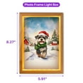 thumbnail image 5 of Hello Winter Schnauzer Frosty Morning Walk Welcome Snowy Christmas Acrylic Plaque with Wood Photo Frame Box Miniature Schnauzer Dog Lover Light Box - 02018, 5 of 5