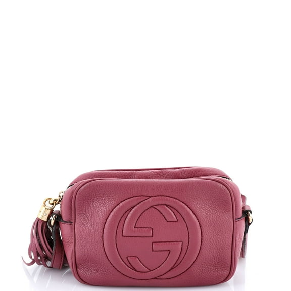 Pre-Owned Gucci Soho Disco Crossbody Bag Leather Small By Rebag