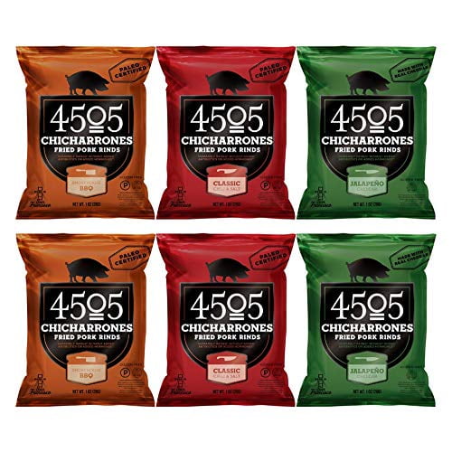 All Flavors 6 Pack 4505 Chicharrones, Fried Pork Rinds