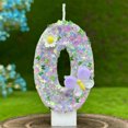 thumbnail image 4 of XMMSWDLA Birthday Number Candles Butterfly Birthday Candles for Cake Glitter Number Candle Cake Topper with Sequins for Girls and Women Anniversary Celebrations Supplies, 4 of 6