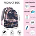 thumbnail image 6 of Modern Hawaii Tropical Wind Palm Leaves Backpack for Students: Large Capacity & Lightweight Laptop Daypack, Perfect Bookbag for High School & College Campus Commute, An Excellent Gift Idea, 6 of 6
