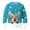 Sky Blue, variant on Winter Sweaters for Women Reindeer Snowflake Print Knitted Sweater Pullover Long Sleeve Crewneck Casual Warm Winter Festive Apparel Top Christmas Sweaters