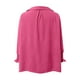 thumbnail image 5 of Vestido camisero holgado informal con cuello en V y mangas cortas para mujer - Mangas largas, estampado floral, mezcla de poliéster - Estilo para todas las estaciones, 5 of 5