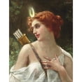 thumbnail image 3 of Guillaume Seignac 20x24 Black Modern Framed Museum Art Print Titled - Diana the Huntress, 3 of 5