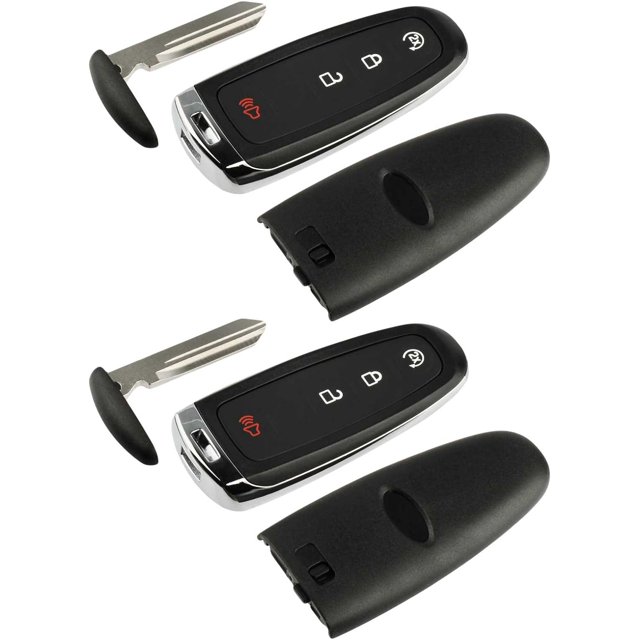 HAHDAXIA Shell Case Key Fob Keyless Entry Remote fits Ford Edge Expedition Explorer Flex Focus Taurus Lincoln MKX MKS MKT Navigator 2011 2012 2013 2014 2015 2016 (M3N5WY8609), Set of 2