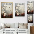 thumbnail image 4 of Designart "Elegance In The White Daisy Meadow VI" Daisies Floater Framed Wall Art Living Room, 4 of 5