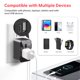 thumbnail image 3 of Adaptador de viaje TSIM universal todo en uno con puerto USB C negro, 3 of 5