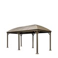 thumbnail image 4 of Gazebo de Patio à Toit Rigide Incurvé en Acier, 10 Pieds x 20 Pieds, Moustiquaires et Rideaux Inclus, TMG-LGZ20, 4 of 17