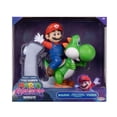 thumbnail image 2 of Super Mario Galaxy Mario Riding Yoshi 8 inch Tall Feature Action Figure, 2 of 13
