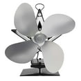 thumbnail image 1 of Dvkptbk 4-blade Fireplace Blower Star Energy-saving Thermodynamic Fan, 1 of 1