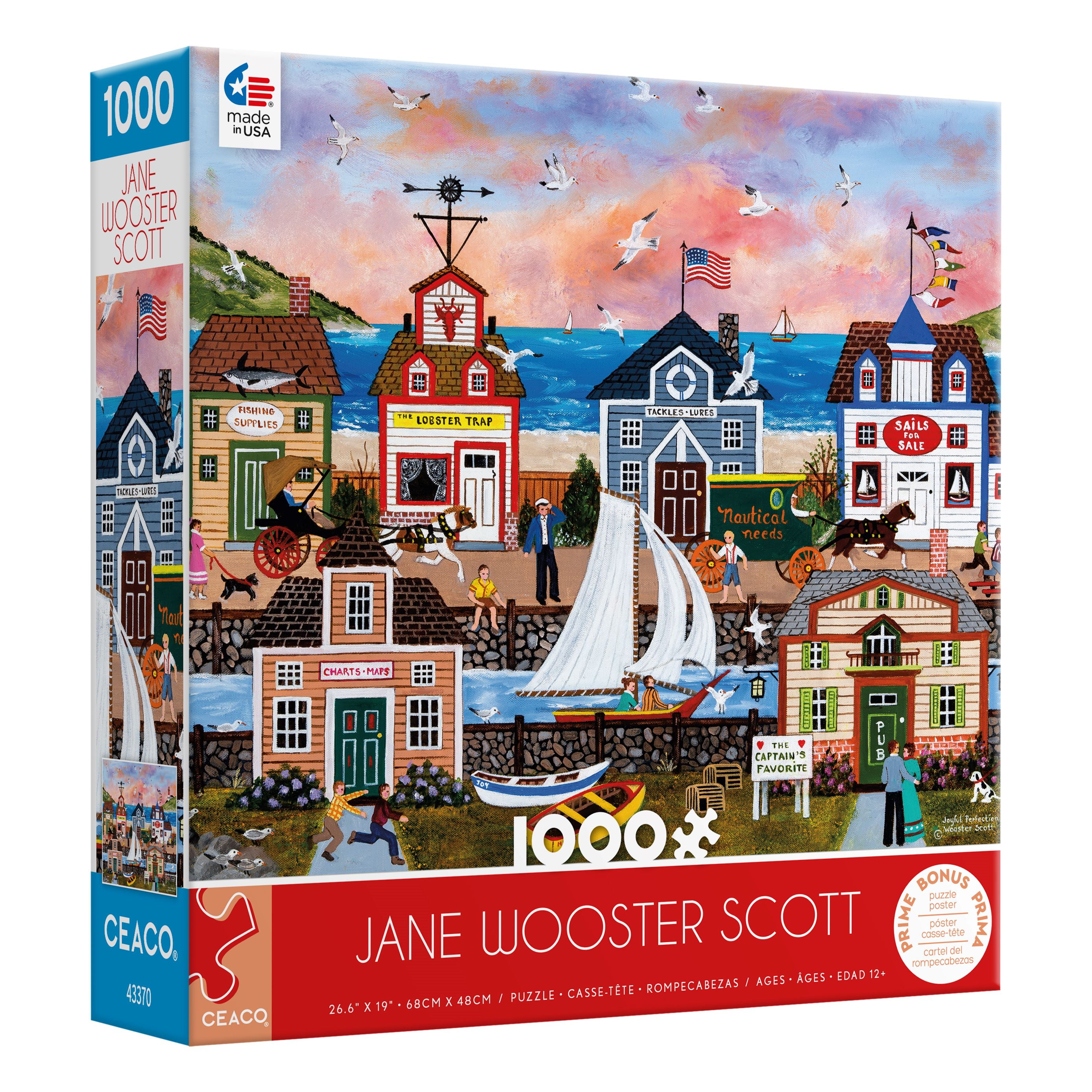 Ceaco - Jane Wooster Scott - Happy Go Lucky - 1000 Piece Jigsaw