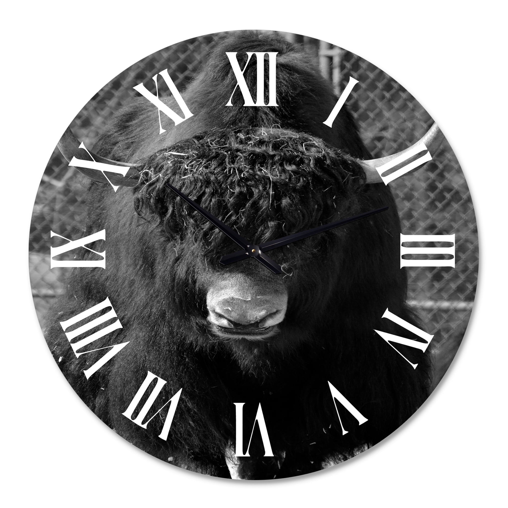 Designart 1 in Farmhouse Wall Clock