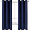 thumbnail image 1 of NETSENG Home living room blackout curtains set of 2 navy blu, 1 of 5