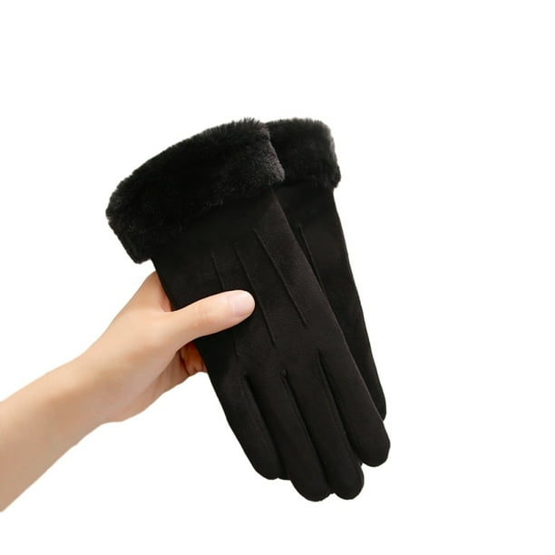 Guantes cálidos de invierno para mujer Guantes con pantalla táctil