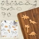 thumbnail image 1 of melotizhi Cartoon Dinosaur Series Stainless Steel Cookie Animal Shape Cake, Silver, 1 of 8