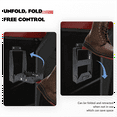 thumbnail image 1 of Universal ATV Foot Rest Rear Passenger Footrests 4 Wheel Car Foot Pegs Passenger Anti-Slip Footrests, 1 of 7