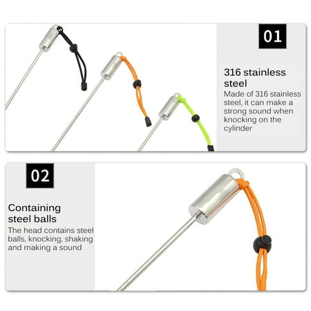 Scuba Diving Stick Stainless Steel Pointer Accessory Clear Sound Diving ...