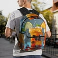 thumbnail image 7 of Fotbe Refreshing Fruit Infused Drinks Lightweight Casual Laptop Backpack for Men and Women, Daily use Waterproof backpack, Backpack for College, 7 of 7